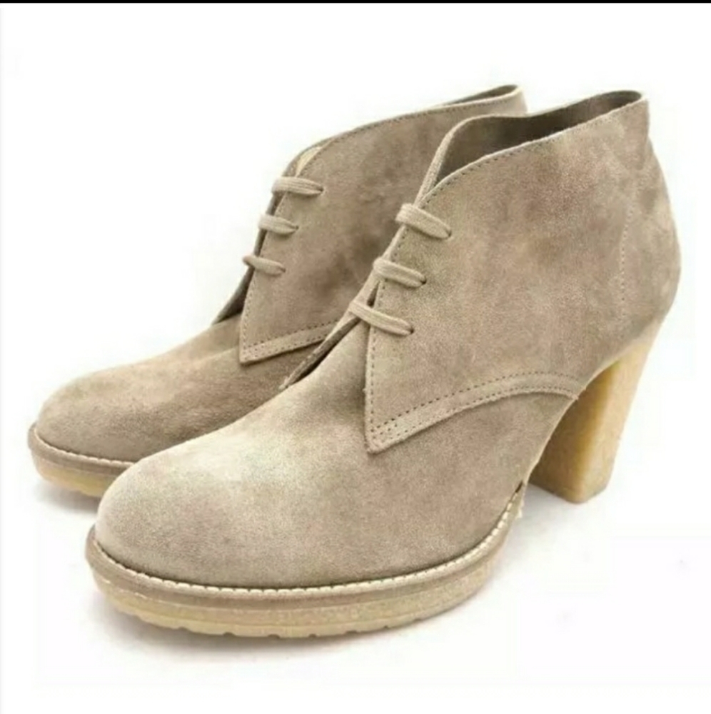 J. Crew Heeled Suede Booties